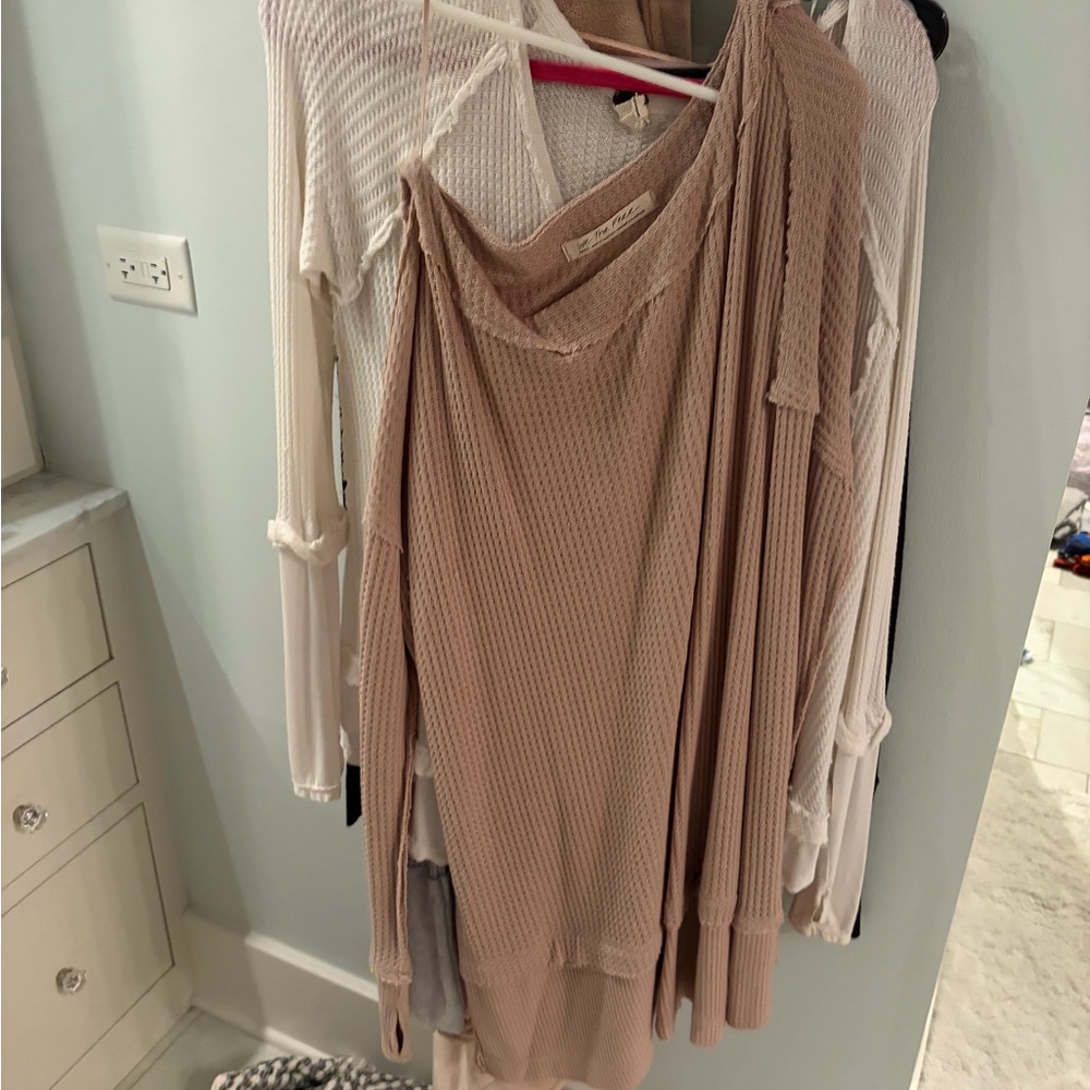 We The Free Tan Tunic Top